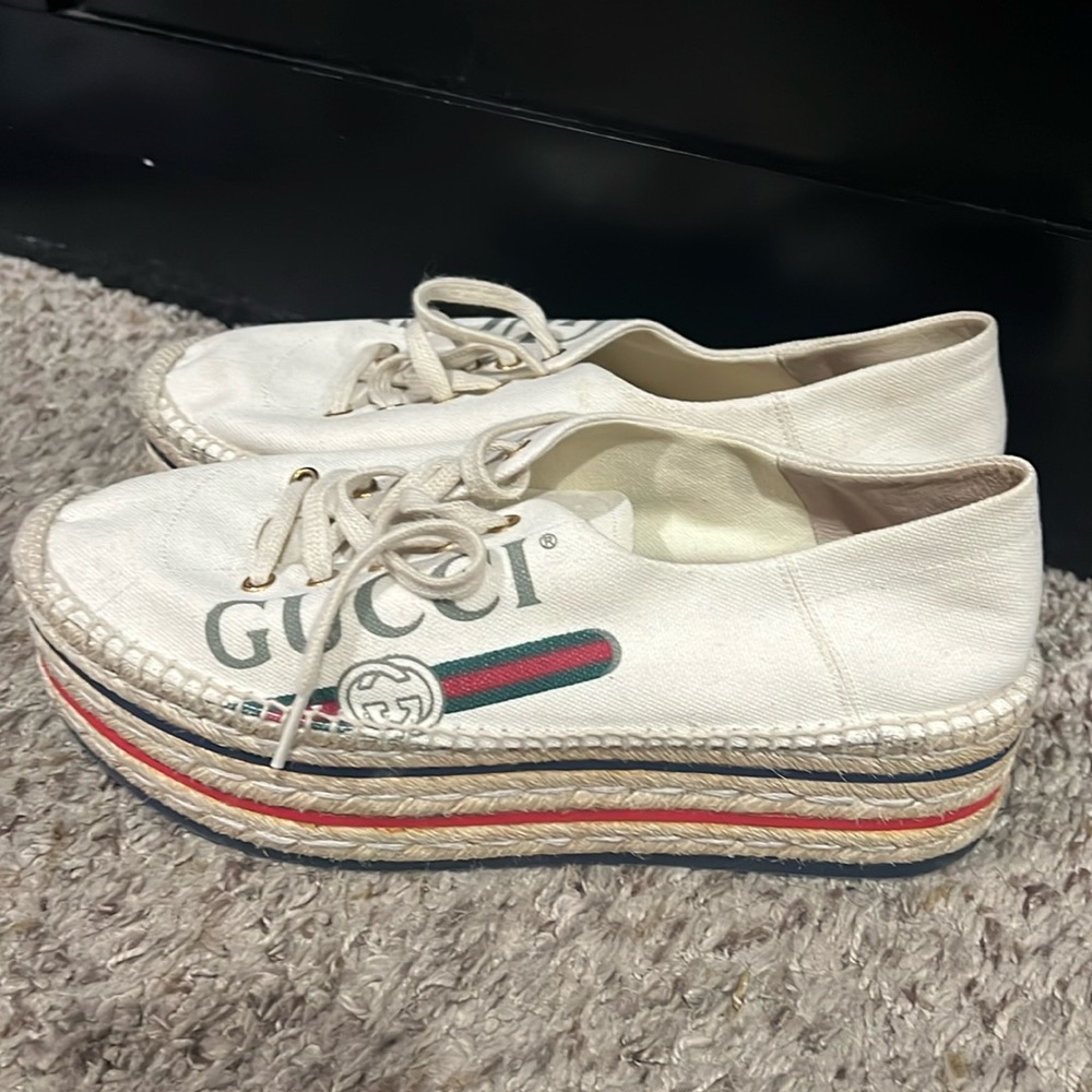 Authentic Gucci espadrilles